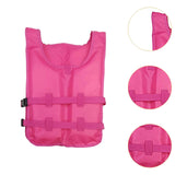 Maxbell Life Vest Portable Adjustable Straps Swim Jacket for Adults Kayaking Pink