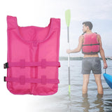 Maxbell Life Vest Portable Adjustable Straps Swim Jacket for Adults Kayaking Pink