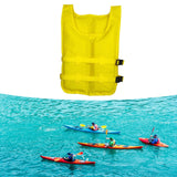 Maxbell Life Vest Portable Adjustable Straps Swim Jacket for Adults Kayaking Yellow