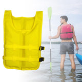 Maxbell Life Vest Portable Adjustable Straps Swim Jacket for Adults Kayaking Yellow