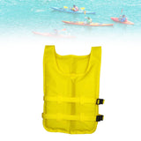 Maxbell Life Vest Portable Adjustable Straps Swim Jacket for Adults Kayaking Yellow