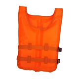Maxbell Life Vest Portable Adjustable Straps Swim Jacket for Adults Kayaking Orange