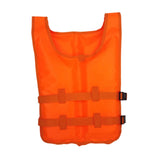 Maxbell Life Vest Portable Adjustable Straps Swim Jacket for Adults Kayaking Orange