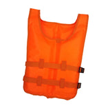 Maxbell Life Vest Portable Adjustable Straps Swim Jacket for Adults Kayaking Orange