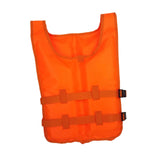 Maxbell Life Vest Portable Adjustable Straps Swim Jacket for Adults Kayaking Orange