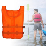 Maxbell Life Vest Portable Adjustable Straps Swim Jacket for Adults Kayaking Orange