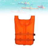 Maxbell Life Vest Portable Adjustable Straps Swim Jacket for Adults Kayaking Orange