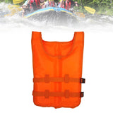 Maxbell Life Vest Portable Adjustable Straps Swim Jacket for Adults Kayaking Orange