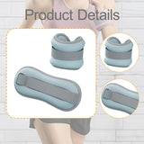 Maxbell 2Pcs Ankle Weights Strength Training Wrist Weights for Aerobics Workout Yoga 1.5KG