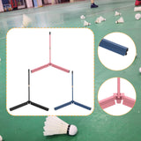 Maxbell Badminton Ball Collector Foldable Tennis Ball Picker for Park Backyard Court Pink