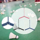 Maxbell Badminton Ball Collector Foldable Tennis Ball Picker for Park Backyard Court Pink