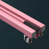 Maxbell Badminton Ball Collector Foldable Tennis Ball Picker for Park Backyard Court Pink