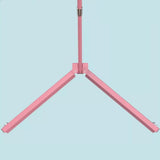 Maxbell Badminton Ball Collector Foldable Tennis Ball Picker for Park Backyard Court Pink