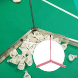 Maxbell Badminton Ball Collector Foldable Tennis Ball Picker for Park Backyard Court Pink