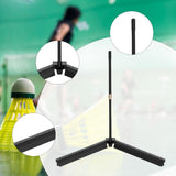 Maxbell Badminton Ball Collector Foldable Tennis Ball Picker for Park Backyard Court Black