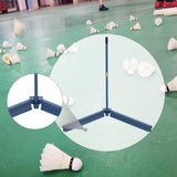 Maxbell Badminton Ball Collector Foldable Tennis Ball Picker for Park Backyard Court Blue