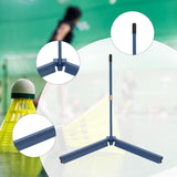 Maxbell Badminton Ball Collector Foldable Tennis Ball Picker for Park Backyard Court Blue