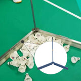 Maxbell Badminton Ball Collector Foldable Tennis Ball Picker for Park Backyard Court Blue
