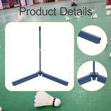 Maxbell Badminton Ball Collector Foldable Tennis Ball Picker for Park Backyard Court Blue