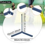 Maxbell Badminton Ball Collector Foldable Tennis Ball Picker for Park Backyard Court Blue