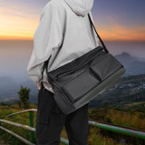 Maxbell Gym Bag Water Resistant Lightweight Crossbody Bag for Workout Outdoor Travel Black