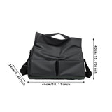 Maxbell Gym Bag Water Resistant Lightweight Crossbody Bag for Workout Outdoor Travel Black