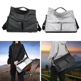 Maxbell Gym Bag Water Resistant Lightweight Crossbody Bag for Workout Outdoor Travel Black