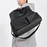 Maxbell Gym Bag Water Resistant Lightweight Crossbody Bag for Workout Outdoor Travel Black