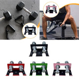 Maxbell Barbell Holder for Squat Rack Vertical Rack Attachment Double Barbell Hanger Black