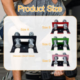 Maxbell Barbell Holder for Squat Rack Vertical Rack Attachment Double Barbell Hanger Black