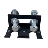 Maxbell Barbell Holder for Squat Rack Vertical Rack Attachment Double Barbell Hanger Black