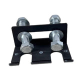 Maxbell Barbell Holder for Squat Rack Vertical Rack Attachment Double Barbell Hanger Black