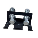 Maxbell Barbell Holder for Squat Rack Vertical Rack Attachment Double Barbell Hanger Black