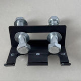 Maxbell Barbell Holder for Squat Rack Vertical Rack Attachment Double Barbell Hanger Black