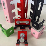 Maxbell Barbell Holder for Squat Rack Vertical Rack Attachment Double Barbell Hanger Black