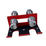 Maxbell Barbell Holder for Squat Rack Vertical Rack Attachment Double Barbell Hanger Red