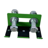 Maxbell Barbell Holder for Squat Rack Vertical Rack Attachment Double Barbell Hanger Green