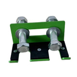 Maxbell Barbell Holder for Squat Rack Vertical Rack Attachment Double Barbell Hanger Green