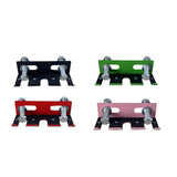 Maxbell Triple Barbell Holder for Squat Rack Metal Home Gym Accessory Gym Bar Hanger Black