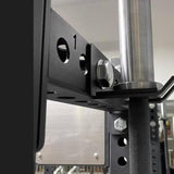 Maxbell Triple Barbell Holder for Squat Rack Metal Home Gym Accessory Gym Bar Hanger Black