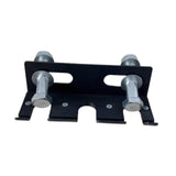 Maxbell Triple Barbell Holder for Squat Rack Metal Home Gym Accessory Gym Bar Hanger Black
