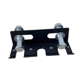 Maxbell Triple Barbell Holder for Squat Rack Metal Home Gym Accessory Gym Bar Hanger Black