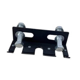Maxbell Triple Barbell Holder for Squat Rack Metal Home Gym Accessory Gym Bar Hanger Black