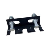 Maxbell Triple Barbell Holder for Squat Rack Metal Home Gym Accessory Gym Bar Hanger Black