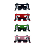 Maxbell Triple Barbell Holder for Squat Rack Metal Home Gym Accessory Gym Bar Hanger Black
