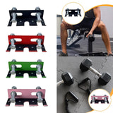 Maxbell Triple Barbell Holder for Squat Rack Metal Home Gym Accessory Gym Bar Hanger Black