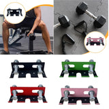 Maxbell Triple Barbell Holder for Squat Rack Metal Home Gym Accessory Gym Bar Hanger Black