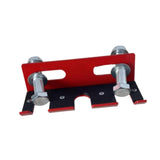 Maxbell Triple Barbell Holder for Squat Rack Metal Home Gym Accessory Gym Bar Hanger Red