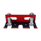 Maxbell Triple Barbell Holder for Squat Rack Metal Home Gym Accessory Gym Bar Hanger Red
