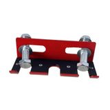 Maxbell Triple Barbell Holder for Squat Rack Metal Home Gym Accessory Gym Bar Hanger Red